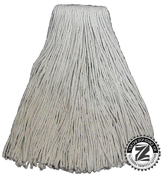 (image for) 16 oz. Cotton Clamp On Mop Heads (Case of 12)